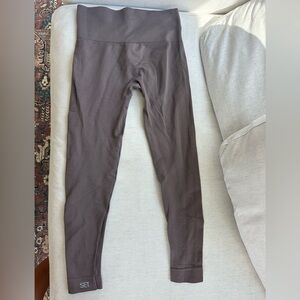 SET Active Purple Leggings High-Rise Ankle-Length